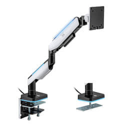Ewent EW1509 monitor mount / stand 124.5 cm (49") Desk Black, White