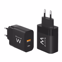 Ewent EW1327 mobile device charger Universal Black AC Fast charging Indoor
