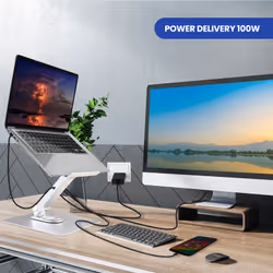 Ewent EW1269 laptop stand Grey, Silver 43.2 cm (17") - Additional view 5