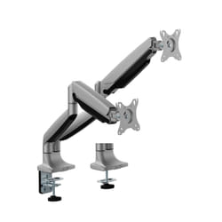 Ewent EW1528 monitor mount / stand 88.9 cm (35") Desk Silver