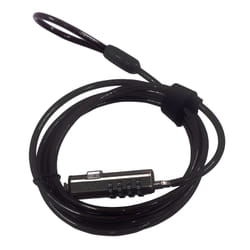 Ewent EW1238 cable lock Black 1.8 m