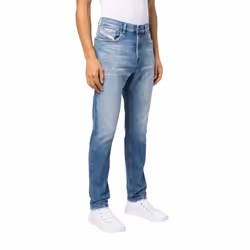 DIESEL 2005 D-FINING 09E85 Mens Denim Jeans - Light Blue, W38 L34