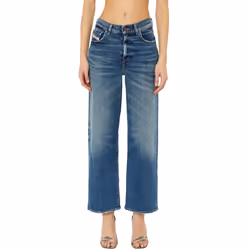 DIESEL 2000 Womens Jeans Boyfriend Mid Waist - W25 L30