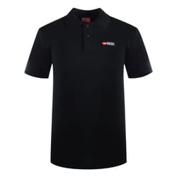 Diesel T-Smith-D Black Polo Shirt - L