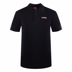 Diesel T-Smith-D Black Polo Shirt - XL