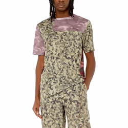 Diesel Amtee-Meng-WT09 Mens Gym T Shirts Quick Dry Workout Camouflage Sports Tee - M