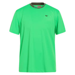 DIESEL Amtee Alix Mens T Shirts Short Sleeved Quick Dry Casual Sports Tee - Neon Green, XL