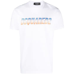 Dsquared2 Sparkle Logo Cool Fit White T-Shirt - XXL