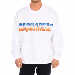 Sudadera De Manga Larga Y Cuello Redondo S74gu0743-s25516 Para Hombre - white, L