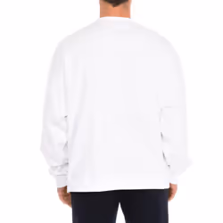 Sudadera De Manga Larga Y Cuello Redondo S74gu0743-s25516 Para Hombre - white, M