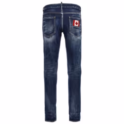 Dsquared2 Skater Jean Canadian Flag Badge Blue Wash Jeans - W30 L30