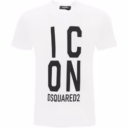 Dsquared2 Bold Icon Logo Cool Fit White T-Shirt - S
