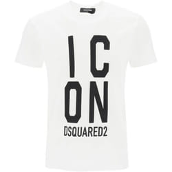 Dsquared2 Bold Icon Logo Cool Fit White T-Shirt - S