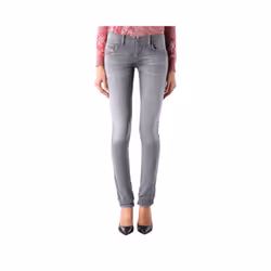 DIESEL GRUPEE NE 0830Q Womens Denim Jeans Slim Fit Skinny Sweat Jogg Pants Grey - W23 L32