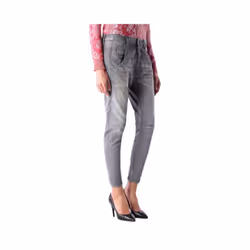 DIESEL GRUPEE NE 0830Q Womens Denim Jeans Slim Fit Skinny Sweat Jogg Pants Grey - W23 L32