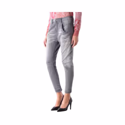 DIESEL GRUPEE NE 0830Q Womens Denim Jeans Slim Fit Skinny Sweat Jogg Pants Grey - W23 L32