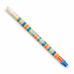 Legami Erasable Gel Pen, Lama, Capped gel pen, Blue, Multicolour, Plastic, Round, 8 mm