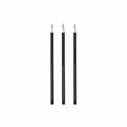 Legami Refill For Erasable Gel Pen, black, Black, Plastic, 0.7 mm, 3 pc(s), 4 mm, 4 mm