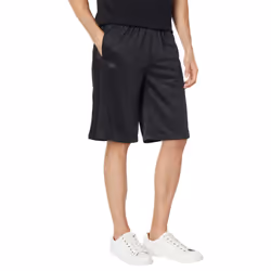 Kappa 222 Banda Treadwellz - Shorts for Men - Pull-on Styling - Polyester Fabric - Patch Pocket - Lightweight Black/Black Jet ...