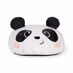 - The Shower Must Go On Shower Cap, Reusable Waterproof, Elastic Edge, One Size, EVA Material, Panda Theme