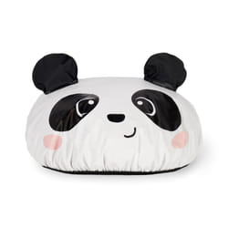 - The Shower Must Go On Shower Cap, Reusable Waterproof, Elastic Edge, One Size, EVA Material, Panda Theme