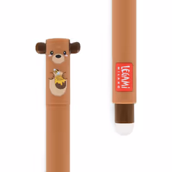 Legami Erasable Gel Pen, Teddy Bear