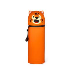 Legami 2 in 1 Soft Silicone Pencil Case - Kawaii, Tiger
