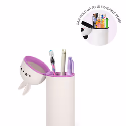 Legami 2 in 1 Soft Silicone Pencil Case - Kawaii, Bunny