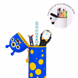 Legami 2 in 1 Soft Silicone Pencil Case - Kawaii, Monster
