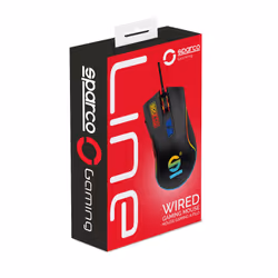Sparco SPMOUSEPRO mouse Gaming Right-hand USB Type-A 7200 DPI