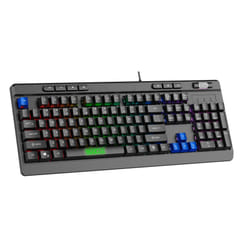 Sparco SPMEMKEYBOARD keyboard Gaming USB QWERTY US English Black