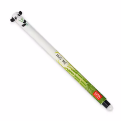 Legami Erasable Gel Pen, Panda, Capped gel pen, Black, Green, Plastic, Round, 8 mm