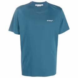 Off-White Chain Arrow Design Slim Fit Duck Green T-Shirt - XS