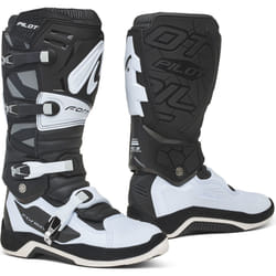 Forma Pilot Motocross Boots, black-white, Size 43 for Men