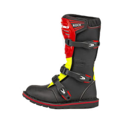Forma Rock Kids Off-Road Boots Black / Red / Fluo Yellow - EU 39