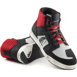 Forma Ground Dry Motorcycle Shoes, black-white-red, Size 45 for Men