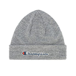 CHAMPION Mens Beanie Hat Thick knitted - Grey