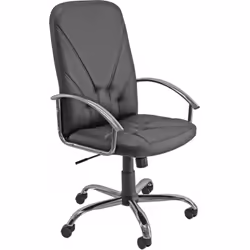 UNISIT Dante PC, Padded seat, Padded backrest, Black, Black, Faux leather, Faux leather