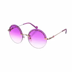 Gafas De Sol De Metal Con Forma Circular Lj3100s Mujer - violet, TU