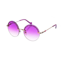 Gafas De Sol De Metal Con Forma Circular Lj3100s Mujer - violet, TU