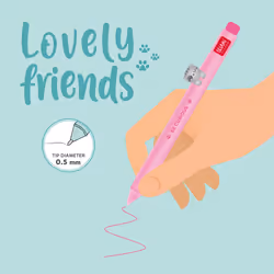 Legami Gel Pen - Lovely Friends, Kitty