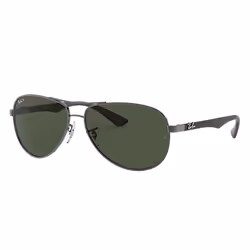 Ray-Ban RB8313, Adult, Male, Aviator, Aviator, Full rim, Bronze, Grey