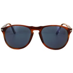 Persol Sunglasses 9649 96/56 Terria di Siena Tortoise Blue