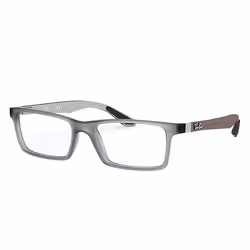 Ray-Ban RB8901, Adult, Unisex, Rectangular, Grey, Non-polarized lens, Carbon fibre