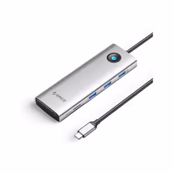 ORICO PW11-9P Type-C / USB-C 8-in-1 5Gbps Multifunction Docking Station(Silver)