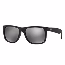 Ray-Ban JUSTIN COLOR MIX, Adult, Unisex, Square, Black, Non-polarized lens, Nylon