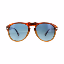 Persol Sunglasses 0649 1025S3 Resina e Sale Brown Blue Polarized 54mm