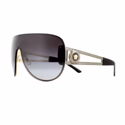 Versace Sunglasses VE2166 12528G Pale Gold Grey Gradient