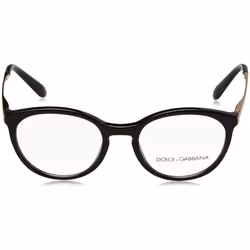Dolce & Gabbana DG3242 Womens Eyeglasses Black 50
