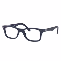 Ray-Ban RB5228, Adult, Unisex, Rectangular, Blue, Non-polarized lens, Acetate